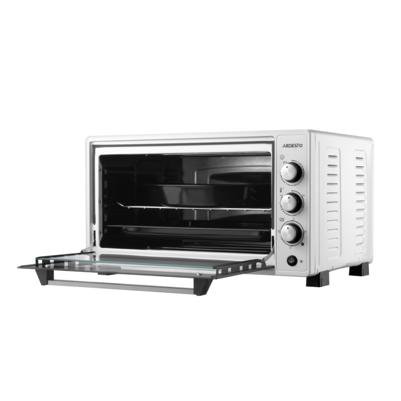 ARDESTO Table oven 1700W, 52L, chrome resistance, timer, lamp, turbo fan, double glass, white