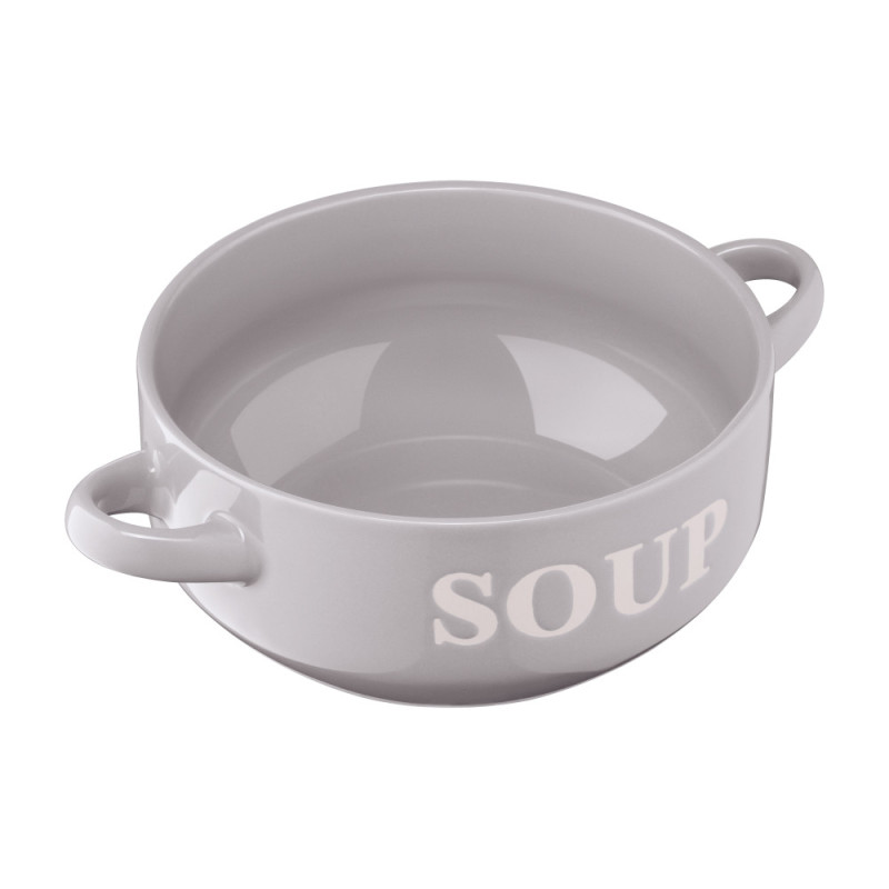 ARDESTO Bowl Cream, 700ml, ceramics, gray (AR3477GR)