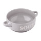 ARDESTO Bowl Cream, 700ml, ceramics, gray (AR3477GR)