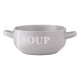 ARDESTO Bowl Cream, 700ml, ceramics, gray (AR3477GR)