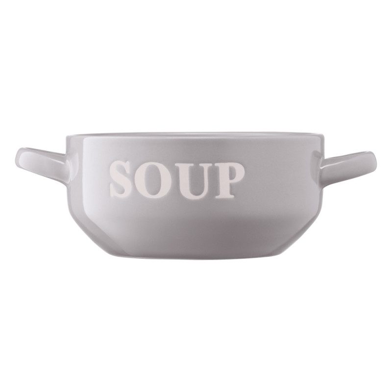 ARDESTO Bowl Cream, 700ml, ceramics, gray (AR3477GR)