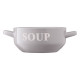 ARDESTO Bowl Cream, 700ml, ceramics, gray (AR3477GR)