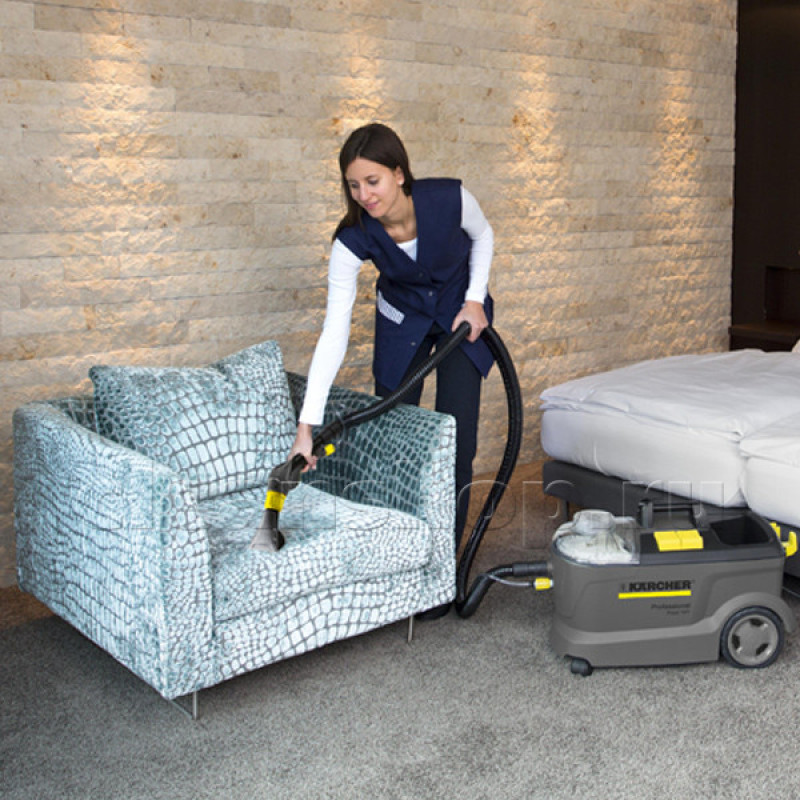 Karcher Пылесос моющий Puzzi 10/2 Adv, 1250Вт, 10л, 3250 л/мин, 11.5кг (1.193-120.0)