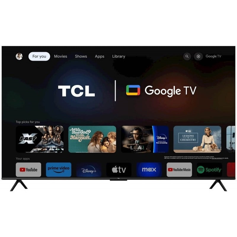 TCL Телевизор TV 85" LED 4K 60Hz Smart Google TV Titan (85P69B)