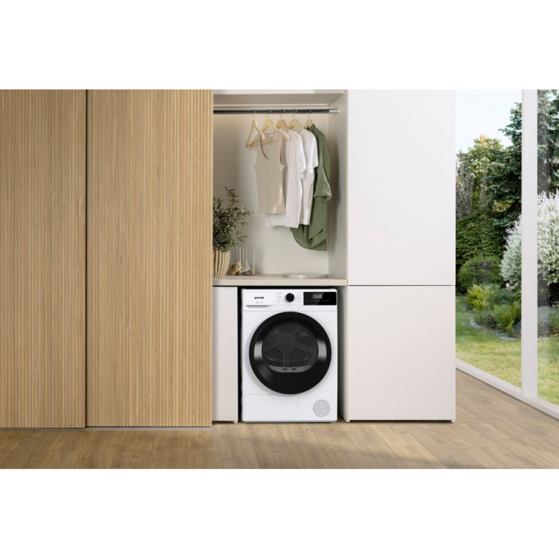 Gorenje Dryer condensation, 8kg, A++, 60cm, display, white (DHNE82)