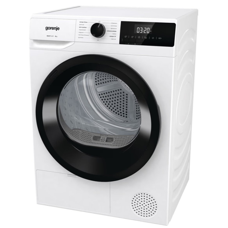 Gorenje Dryer condensation, 8kg, A++, 60cm, display, white (DHNE82)