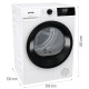 Gorenje Dryer condensation, 8kg, A++, 60cm, display, white (DHNE82)