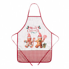 ARDESTO Фартух Christmas Gingerbread 60х80см, 100% поліестер, червоний (ART12HG)