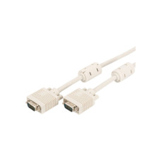 Кабель мультимедійний VGA M to VGA M 5.0m ferrite Digitus (AK-310103-050-E)