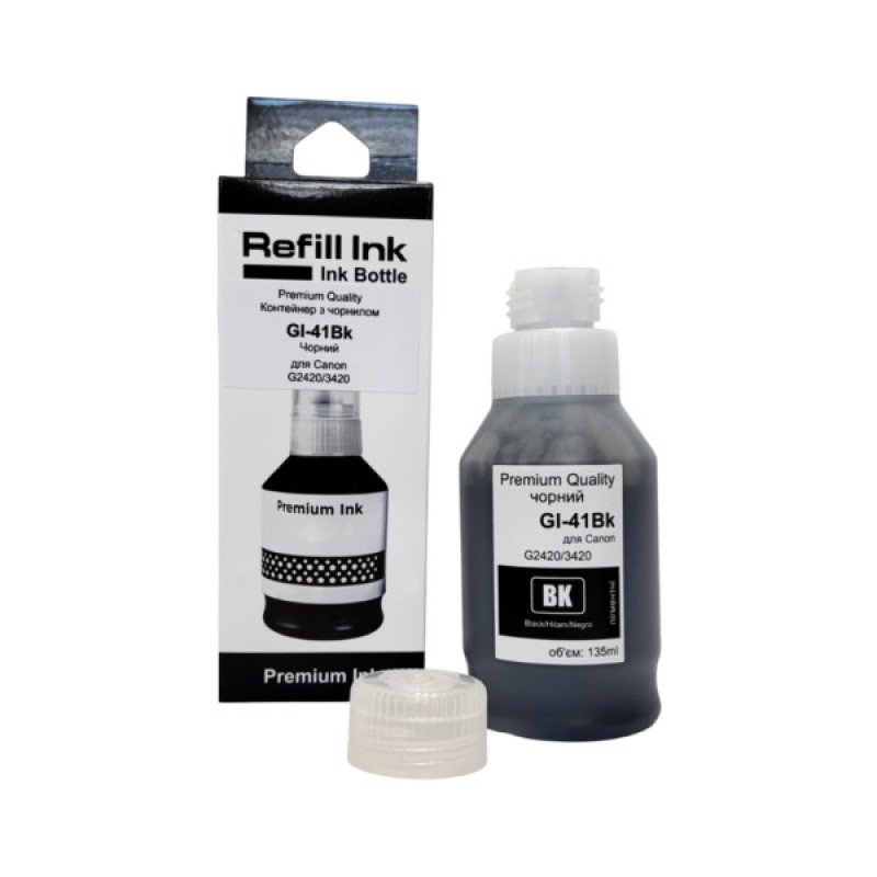Чернила Premium Quality Canon GI-41Bk 135мл Black (70264923)