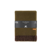 ARDESTO Blanket Leonardo Doubleface, 140x200cm, 100% wool, khaki-brown (ART0402LD)