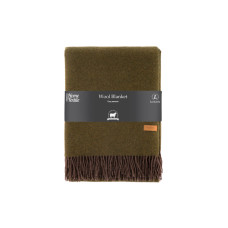 ARDESTO Blanket Leonardo Doubleface, 140x200cm, 100% wool, khaki-brown (ART0402LD)