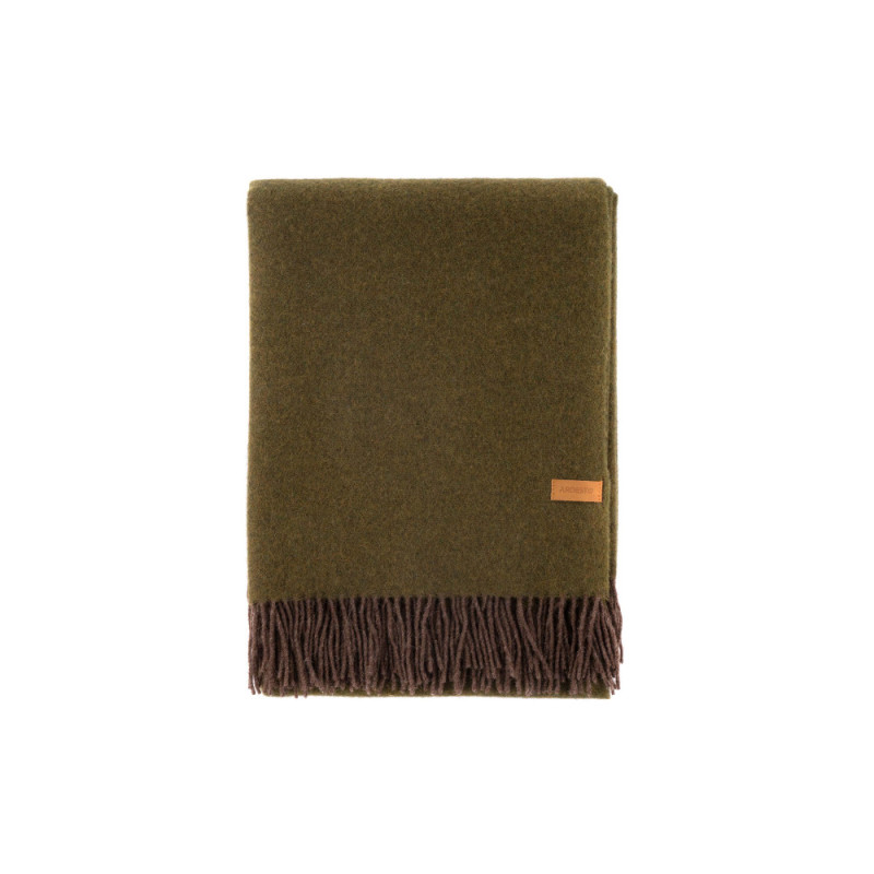 ARDESTO Blanket Leonardo Doubleface, 140x200cm, 100% wool, khaki-brown (ART0402LD)