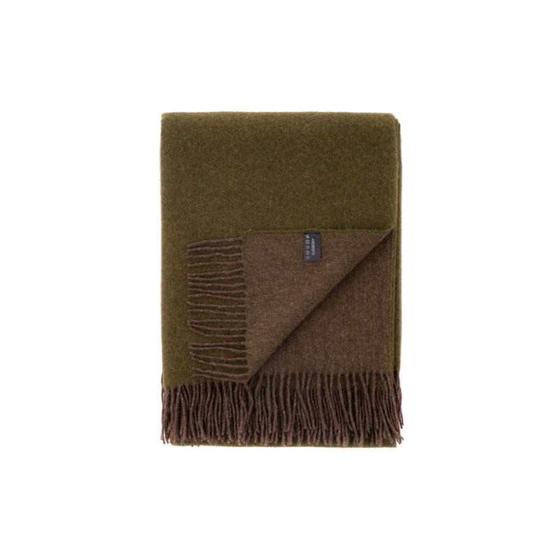 ARDESTO Blanket Leonardo Doubleface, 140x200cm, 100% wool, khaki-brown (ART0402LD)