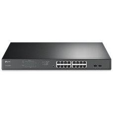 TP-Link Комутатор TL-SG1218MPE 16xGE/PoE+ 192W 2xcomboGE/SFP EasySmart