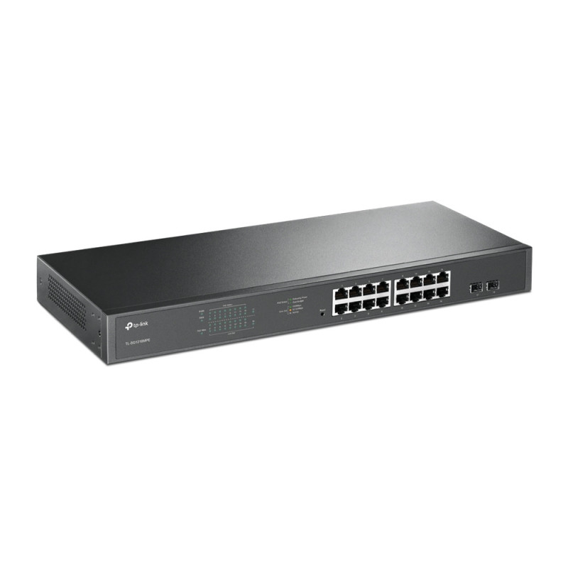 TP-Link Комутатор TL-SG1218MPE 16xGE/PoE+ 192W 2xcomboGE/SFP EasySmart
