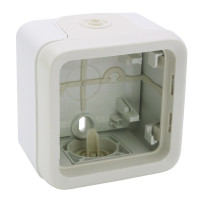Legrand Plexo коробка накладного монтажа с мембранными сальниками 1 пост белый (069689)