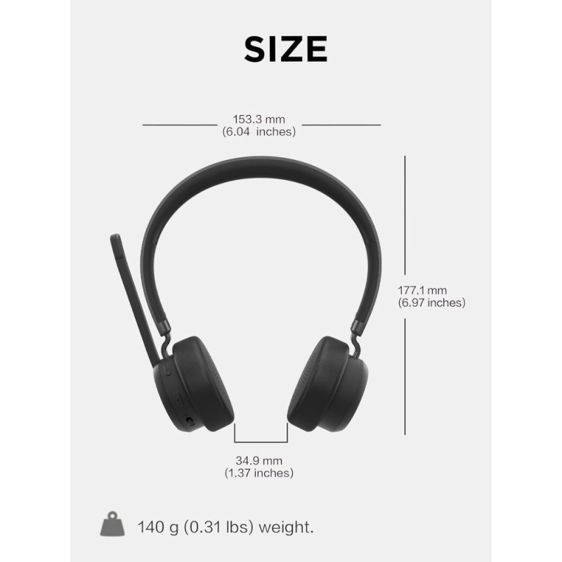 Lenovo Гарнитура Lenovo Wireless VoIP Headset (Teams) (4XD1M80020)