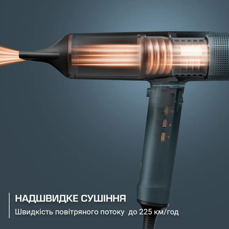 Rowenta Rowenta hair dryer Maesteria For you, 1800W, 3 modes, diffuser, ionization, cold blowing, blue (HY9430E0)