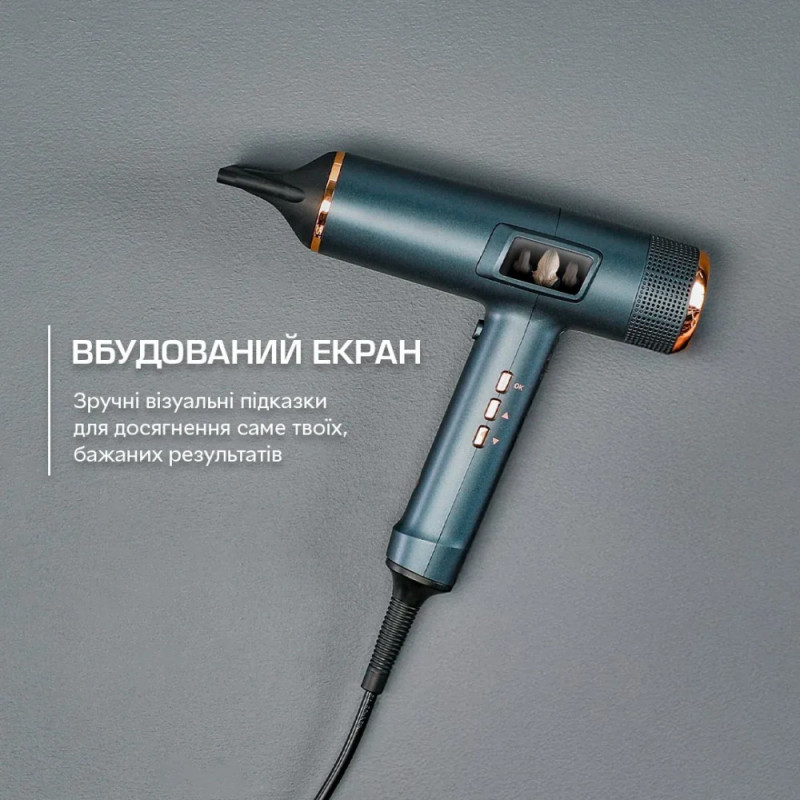 Rowenta Rowenta hair dryer Maesteria For you, 1800W, 3 modes, diffuser, ionization, cold blowing, blue (HY9430E0)
