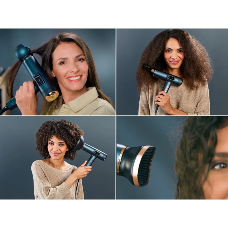 Rowenta Rowenta hair dryer Maesteria For you, 1800W, 3 modes, diffuser, ionization, cold blowing, blue (HY9430E0)