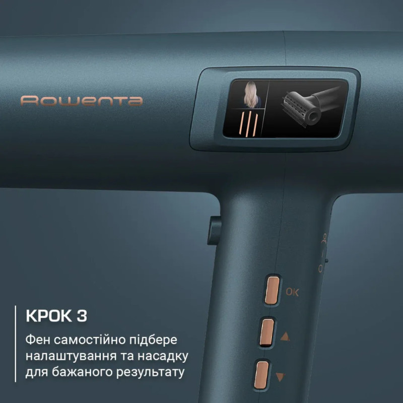 Rowenta Rowenta hair dryer Maesteria For you, 1800W, 3 modes, diffuser, ionization, cold blowing, blue (HY9430E0)