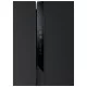 Haier Ref SBS, 177.5x91х64.7, ref-337L, freez.-177L, 2doors, А++, NF, inv., display, black (HSR3918ENPB)